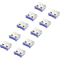 Renkforce USB Port Lock RF-4695230 10er Set Argent-Bleu RF-4695230 (RF-4695230)