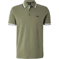 HUGO BOSS T-Shirt 'Paddy' kaki / noir / blanc