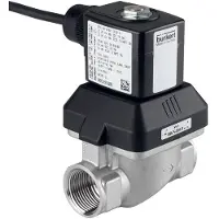 Burkert Électrovanne G3/4'' NC Acier Inoxydable FKM 0-10bar/145psi 240VAC Anti Coup De Bélier ATEX 6213 20051207