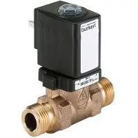 Burkert Électrovanne G1/2'' Mâle NC Bronze EPDM 0-10bar/145psi 230VAC Anti Coup De Bélier Eau Potable 6213 311679