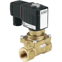 Burkert Électrovanne NPT 3/4'' NC Laiton NBR 0.2-16bar/3-232psi 120VAC Anti Coup De Bélier 6281 303699