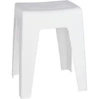 Wenko Tabouret pour salle de bain design moderne - Kumba - ABS
