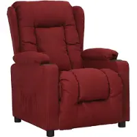 vidaXL Fauteuil relax rouge vin Tissu