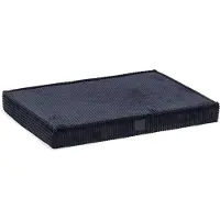 Designed By Lotte DBL Coussin Orthopédique Côtelé pour Cage - Anthracite - 76 x 53 cm