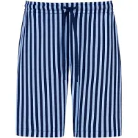 Mey Pantalon de pyjama 'Graphic Stripes' bleu / blanc