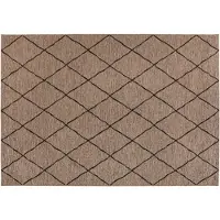 Vivaraise Tapis d’extérieur Allan naturel - 120 x 170 x 1 cm