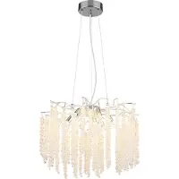 Globo Lampe suspendue Laverne Projectile chromée