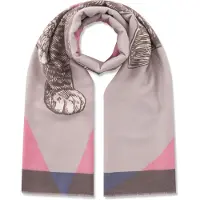 Codello Écharpe marron / violet / rose