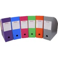 Biurfol Boîte de rangement pour documents, 10 cm, couleur bleu ciel -