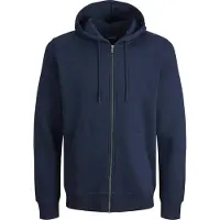 Jack & Jones Bradley Plus Size Full Zip Sweatshirt Bleu 3XL / Regular Homme