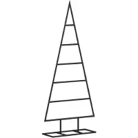 vidaXL Arbre de Noël en métal pour décoration noir 90 cm