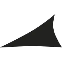 vidaXL Voile de parasol tissu oxford triangulaire 3x4x5 m noir