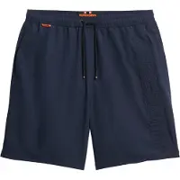 Superdry pour homme. M3010246A Maillot de bain brodé premium marine (S), Beachwear, Polister recyclé, Durable