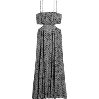 Superdry Sheered Back Sleeveless Long Dress Multicolore M Femme