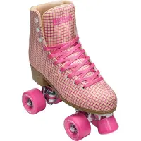 Impala Patins à Roulettes - Quad Skate - Rose Tartan - - 40 - Patins à Roulettes