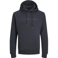 Jack & Jones Plus Pull-over 'Star' bleu nuit / jaune