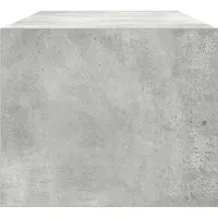 vidaXL Armoire TV gris béton 80x31x25,5 cm Bois composite