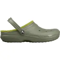 Crocs Classic Lined K Clogs Vert EU 34-35 Enfants