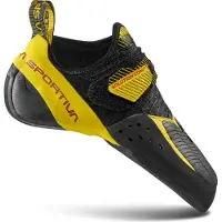 La Sportiva Solution Comp, Escalade, Homme, Chaussures, K00Y00 Noir/Jaune, 35 -