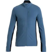 Icebreaker Descender Pull zippé Bleu M Hommes Bleu M