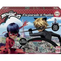 Educa MIRACULOUS Jeu de société Ladybug : A la recherche d'un papillon