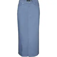 Vero Moda Wild Lucky Long Skirt Bleu M Femme