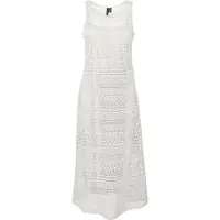 Vero Moda Honey Lace Sleeveless Long Dress Blanc M Femme