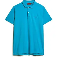 Superdry Essential Logo Neon Short Sleeve Polo Bleu S Homme