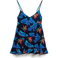 Superdry Beach Sleeveless Short Dress Multicolore S Femme