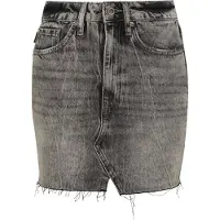 Superdry Vintage Denim Mini Skirt Gris 26 Femme