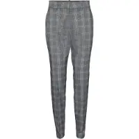 Vero Moda Pantalon Taille Haute Malin Tapered Check Fit