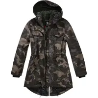 Brandit Parka mi-saison gris foncé / kaki / olive