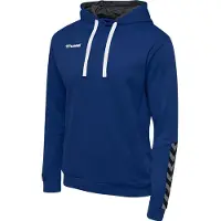 Hummel Sweat de sport 'Authentic' bleu / gris foncé / noir / blanc