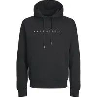 Jack & Jones Plus Pull-over 'JJEStar' noir / blanc