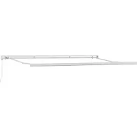 vidaXL Store extensible rouge et blanc 500 x 300 cm