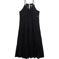 Superdry Ibiza Cami Sleeveless Long Dress Noir 2XS Femme