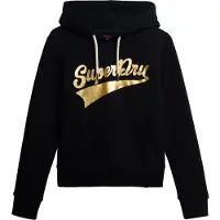 Superdry Femme Sweat à Capuche Super Athletics Noir Taille: 40