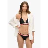 Superdry Classic Stripe Bikini Top Noir M Femme
