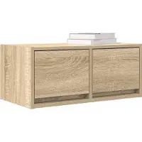 vidaXL Armoire TV Chêne Sonoma 60x31x25,5 cm Matériau dérivé du bois