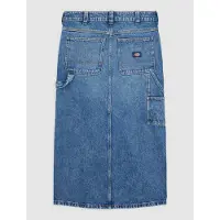 Dickies Long Carpenter Denim Skirt Bleu XS Femme