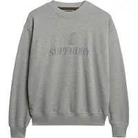 Superdry British Design Relaxed Fit Sweatshirt Gris XL Femme