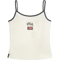 Superdry Athletic Essential Cami Sleeveless T-shirt Blanc XL Femme