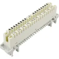 TRU COMPONENTS 1425908 LSA Plus 2 Blanc Contenu : 1 pc., Câble + prise électronique, Blanc