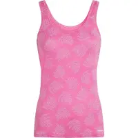 Icebreaker Merino 150 Siren Fresh Ferns Aop Sleeveless Base Layer Rose M Femme