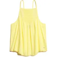 Superdry Lace Beach Sleeveless T-shirt Jaune S Femme
