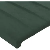 vidaXL Têtes de lit 4 pcs. Vert foncé 72x5x78/88 cm velours
