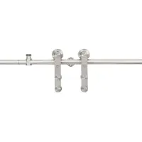 vidaXL -Schiebetürteile 183 cm Edelstahl Silberfarbe