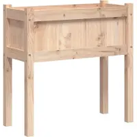vidaXL Jardinières avec pieds 70x31x70 cm bois de pin massif