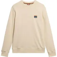 Superdry pour homme. M2014242A Sweat-shirt beige Great Outdoors (S), Casuel, Coton