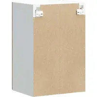 vidaXL Armoire suspendue de cuisine avec porte vitrée Kalmar imitation vieux bois Matériau dérivé du bois